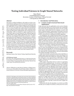 Testing Individual Fairness in Graph Neural Networks