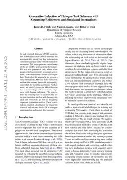 Generative Induction of Dialogue Task Schemas with Streaming Refinement and Simulated Interactions