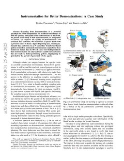 Instrumentation for Better Demonstrations: A Case Study
