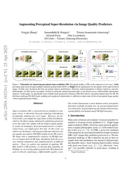 Augmenting Perceptual Super-Resolution via Image Quality Predictors