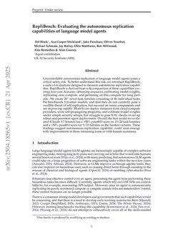 RepliBench: Evaluating the Autonomous Replication Capabilities of Language Model Agents