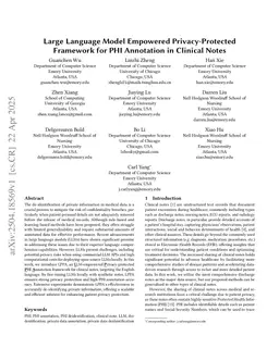 Large Language Model Empowered Privacy-Protected Framework for PHI Annotation in Clinical Notes