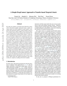 A Simple DropConnect Approach to Transfer-based Targeted Attack