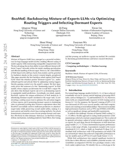 BadMoE: Backdooring Mixture-of-Experts LLMs via Optimizing Routing Triggers and Infecting Dormant Experts