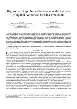 High-order Graph Neural Networks with Common Neighbor Awareness for Link Prediction