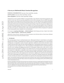 A Survey on Multimodal Music Emotion Recognition