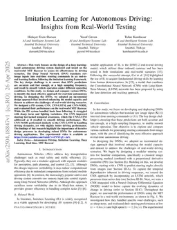 Imitation Learning for Autonomous Driving: Insights from Real-World Testing