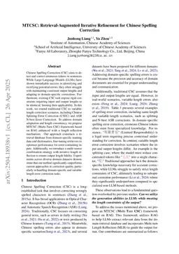 RAIR: Retrieval-Augmented Iterative Refinement for Chinese Spelling Correction
