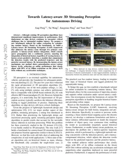 Towards Latency-Aware 3D Streaming Perception for Autonomous Driving