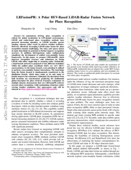 LRFusionPR: A Polar BEV-Based LiDAR-Radar Fusion Network for Place Recognition