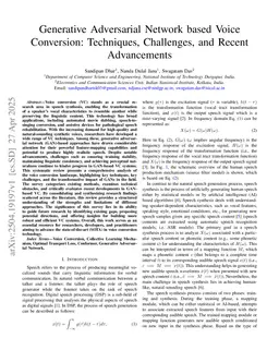 Generative Adversarial Network based Voice Conversion: Techniques, Challenges, and Recent Advancements