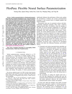 FlexPara: Flexible Neural Surface Parameterization