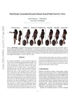 HumMorph: Generalized Dynamic Human Neural Fields from Few Views