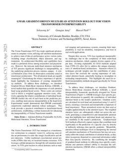 GMAR: Gradient-Driven Multi-Head Attention Rollout for Vision Transformer Interpretability