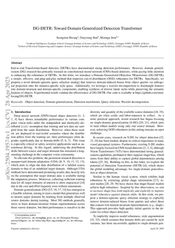 DG-DETR: Toward Domain Generalized Detection Transformer