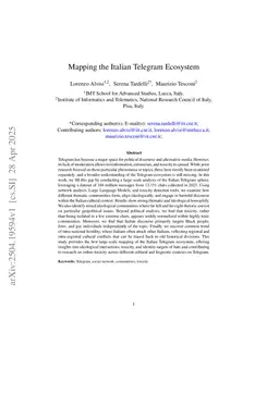 Mapping the Italian Telegram Ecosystem: Communities, Toxicity, and Hate Speech