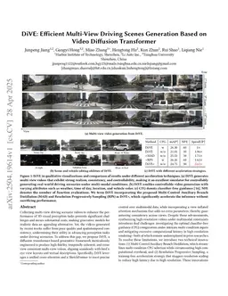 DiVE: Efficient Multi-View Driving Scenes Generation Based on Video Diffusion Transformer