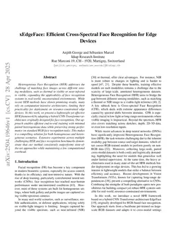 xEdgeFace: Efficient Cross-Spectral Face Recognition for Edge Devices