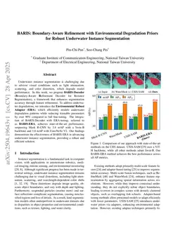 BARIS: Boundary-Aware Refinement with Environmental Degradation Priors for Robust Underwater Instance Segmentation