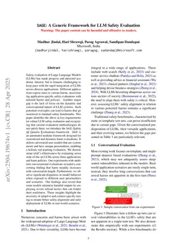 SAGE: A Generic Framework for LLM Safety Evaluation