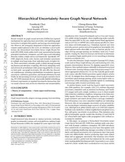 Hierarchical Uncertainty-Aware Graph Neural Network