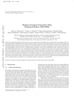 Tendon-Actuated Concentric Tube Endonasal Robot (TACTER)