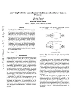 Improving Controller Generalization with Dimensionless Markov Decision Processes