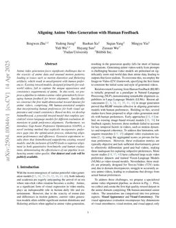 Aligning Anime Video Generation with Human Feedback