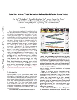 Prior Does Matter: Visual Navigation via Denoising Diffusion Bridge Models