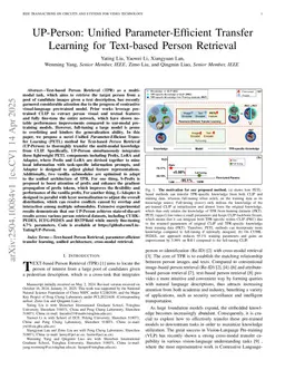 UP-Person: Unified Parameter-Efficient Transfer Learning for Text-based Person Retrieval