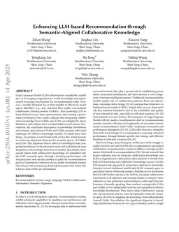 Enhancing LLM-based Recommendation through Semantic-Aligned Collaborative Knowledge