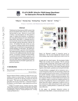 LLaVA-ReID: Selective Multi-image Questioner for Interactive Person Re-Identification