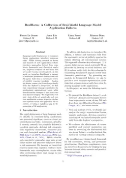 RealHarm: A Collection of Real-World Language Model Application Failures