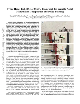 Flying Hand: End-Effector-Centric Framework for Versatile Aerial Manipulation Teleoperation and Policy Learning