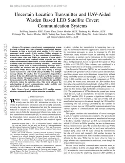 Uncertain Location Transmitter and UAV-Aided Warden Based LEO Satellite Covert Communication Systems