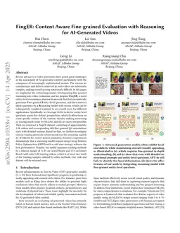 FingER: Content Aware Fine-grained Evaluation with Reasoning for AI-Generated Videos