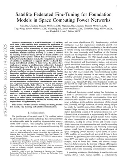 Satellite Federated Fine-Tuning for Foundation Models in Space Computing Power Networks