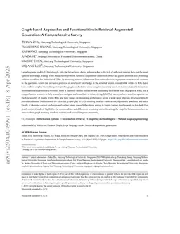Graph-based Approaches and Functionalities in Retrieval-Augmented Generation: A Comprehensive Survey