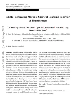 MiMu: Mitigating Multiple Shortcut Learning Behavior of Transformers