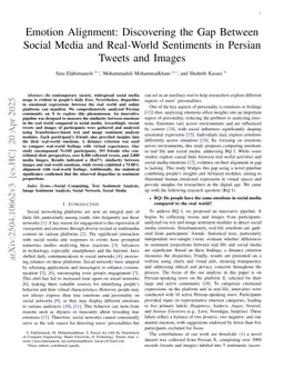 Emotion Alignment: Discovering the Gap Between Social Media and Real-World Sentiments in Persian Tweets and Images