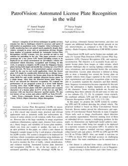 PatrolVision: Automated License Plate Recognition in the wild