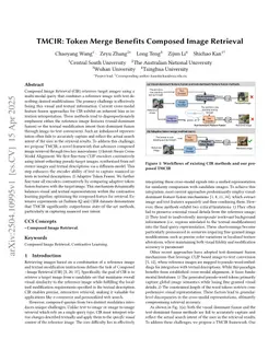 TMCIR: Token Merge Benefits Composed Image Retrieval