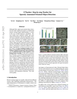 S$^2$Teacher: Step-by-step Teacher for Sparsely Annotated Oriented Object Detection
