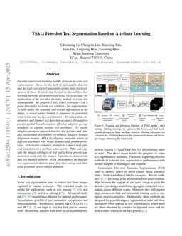 TSAL: Few-shot Text Segmentation Based on Attribute Learning