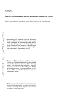 DMAGaze: Gaze Estimation Based on Feature Disentanglement and Multi-Scale Attention