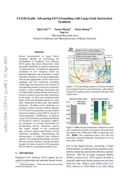 UI-E2I-Synth: Advancing GUI Grounding with Large-Scale Instruction Synthesis