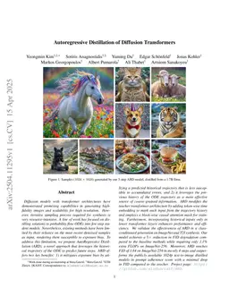 Autoregressive Distillation of Diffusion Transformers