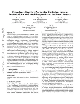 Dependency Structure Augmented Contextual Scoping Framework for Multimodal Aspect-Based Sentiment Analysis