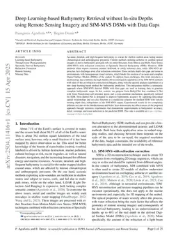 Deep Learning-based Bathymetry Retrieval without In-situ Depths using Remote Sensing Imagery and SfM-MVS DSMs with Data Gaps
