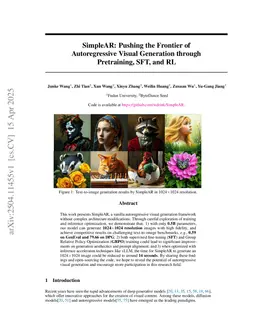 SimpleAR: Pushing the Frontier of Autoregressive Visual Generation through Pretraining, SFT, and RL